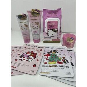 The Crème Shop x Hello Kitty Skincare Collection 9 Pack NEW SEALED pink water